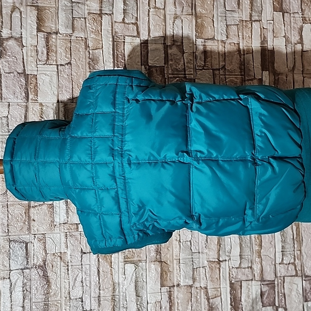 Diesel Teal Full Zip Puffer Vest - Picture 6 of 16